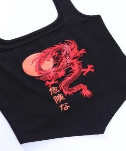 Own Saviour Tees + Tops Dragon Point Crop