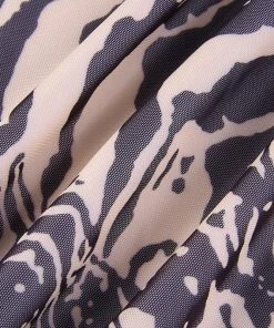 Own Saviour Brown Tiger Stripe Mini Skirt