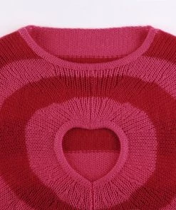 Own Saviour Heart Cut Out Sweater