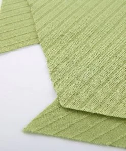 Own Saviour Green Cold Shoulder Point Crop New In