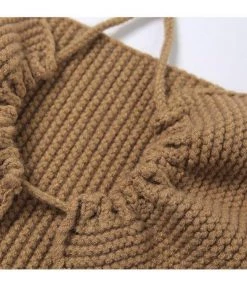 Own Saviour Knitted Cut Out Halter Crop New In