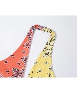 Own Saviour Multicolour Paisley Bandana Halter Set 16 Own Saviour Multicolour Paisley Bandana Halter Set