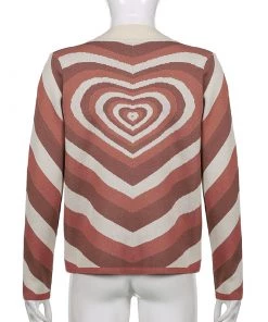 Own Saviour Brown Heart Sweater New In