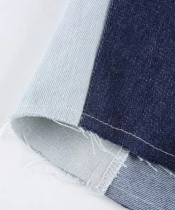 Own Saviour Tees + Tops Denim Patchwork Bustier Crop