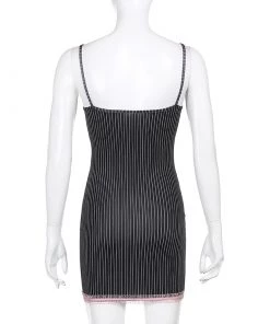 Own Saviour Pinstripe Mini Dress