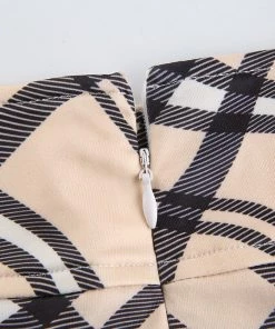 Own Saviour Skirts Plaid Wave Pleat Skirt