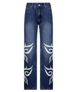 Own Saviour New In Tattoo Butterfly Jeans