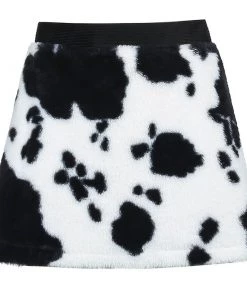 Own Saviour Faux Fur Cow Skirt Skirts
