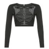 Own Saviour Rhinestone Ribs Crop