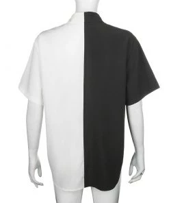 Own Saviour Long Monochrome Splice Shirt