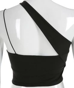 Own Saviour Irregular Strap Crop