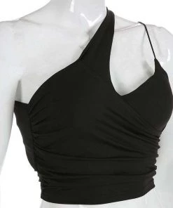 Own Saviour Irregular Strap Crop