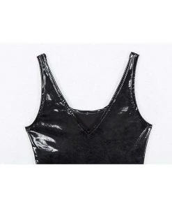 Own Saviour Faux Leather Bodysuit