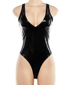 Own Saviour Faux Leather Bodysuit