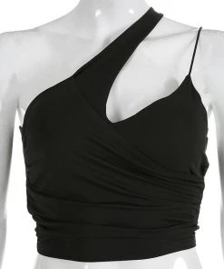 Own Saviour Irregular Strap Crop