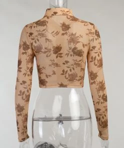 Own Saviour Floral Mesh Shirt