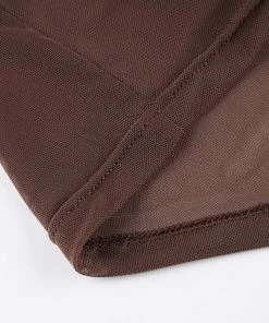 Own Saviour Tees + Tops Sheer Turtleneck Ruched Crop