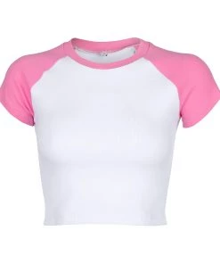 Own Saviour Pink Raglan Crop Tees + Tops