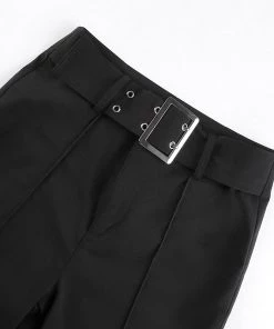 Own Saviour Buckle Slim Flare Pants New In