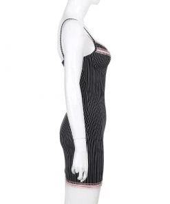 Own Saviour Pinstripe Mini Dress