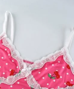 Own Saviour Cherry Pop Cami Crop New In