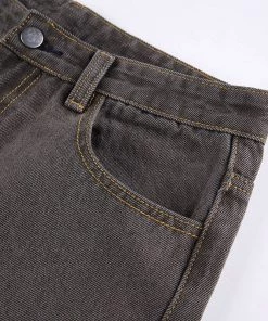 Own Saviour Grey Heart Cut Out Jeans