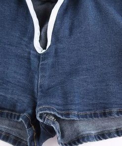 Own Saviour New In Denim Ruffle Mini Skirt