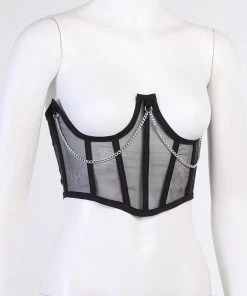 Own Saviour Chain White Corset