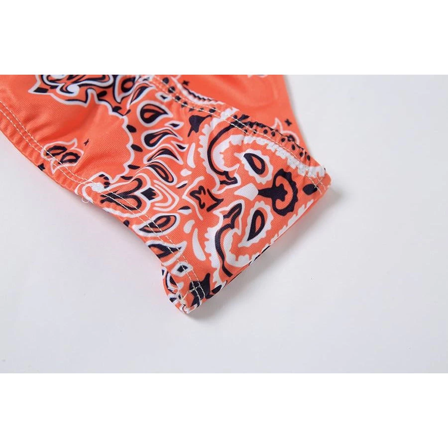 Own Saviour Multicolour Paisley Bandana Halter Set 6 Own Saviour Multicolour Paisley Bandana Halter Set