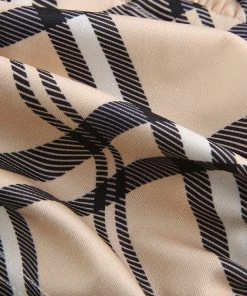 Own Saviour Plaid Halter Crop Tees + Tops