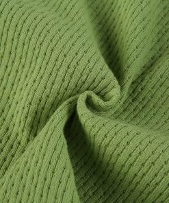 Own Saviour Green Button Crop New In