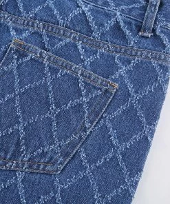 Own Saviour Grid Cross Jeans