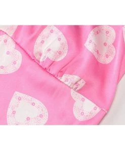 Own Saviour Pink Heart Mini Dress