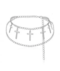 Own Saviour Cross Layer Waist Chain Accessories