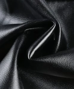 Own Saviour Moto Faux Leather Bust Crop