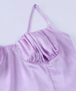 Own Saviour Purple Suspender Top Tees + Tops