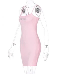 Own Saviour 'BABY' Rhinestone Mini Dress New In