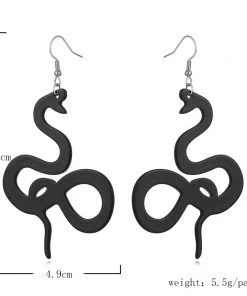 Own Saviour Neon Snake Dangle Earrings