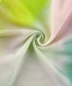 Own Saviour New In Multi Tie Dye Sheer Crop