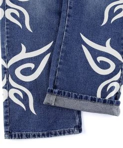 Own Saviour New In Tattoo Butterfly Jeans