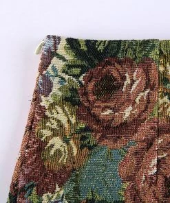 Own Saviour New In Vintage Look Floral Skirt