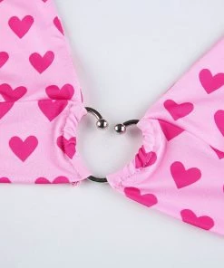 Own Saviour Heart Ring Halter Crop New In