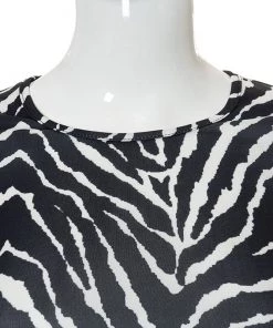Own Saviour Zebra Backless Wrap Around Crop New In