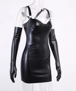 Own Saviour Dresses + Sets Faux Leather Glove Dress