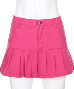 Own Saviour New In Denim Ruffle Mini Skirt