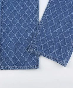 Own Saviour Grid Cross Jeans