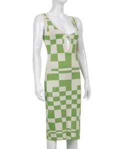 Own Saviour New In Block Knit Midi Dress