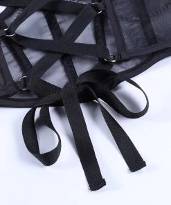 Own Saviour Chain Black Corset