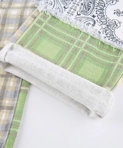 Own Saviour Plaid Paisley Bandana Patchwork Pants