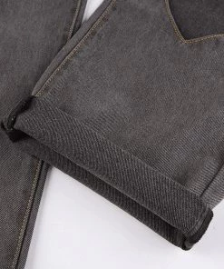 Own Saviour Grey Heart Cut Out Jeans